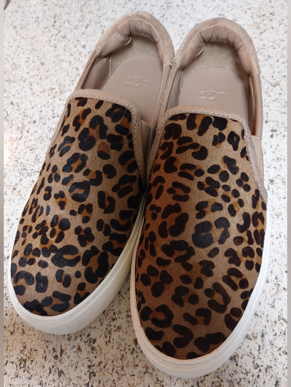 UGG- Cheetah Slip On Sneakers. Sz.9.